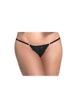 Culotte en dentelle découpe trou de serrure Noir 107BLK Volume 2